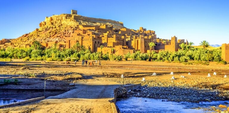 The earthen ksar of Ait Ben Haddou, a UNESCO World Heritage site
