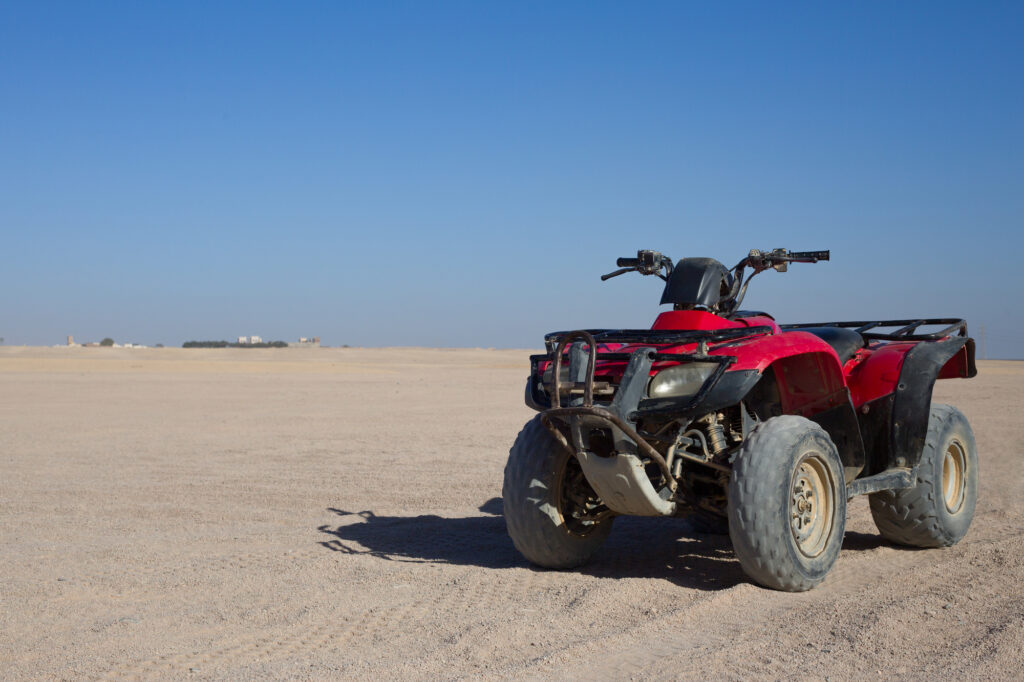 Drive a buggy or quad bike