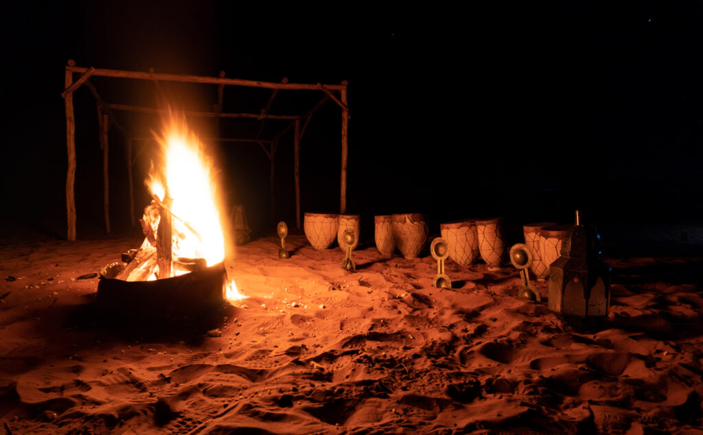 Spend a night in a desert camp