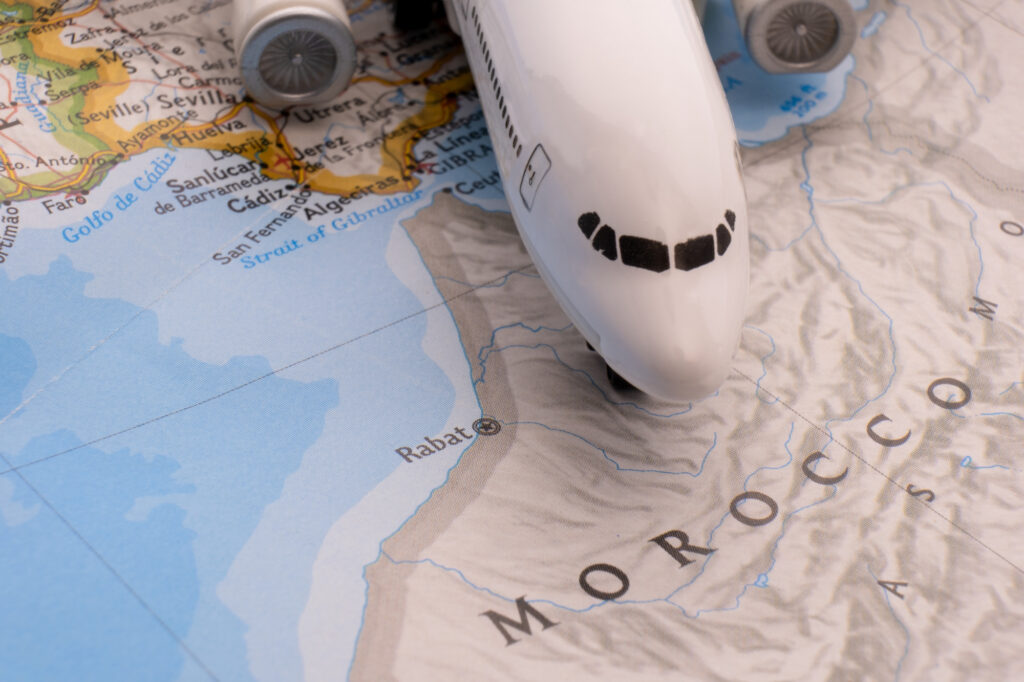 Are there direct flights from Japan to Morocco?